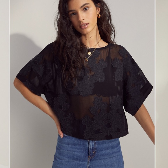 Aritzia Tops - Aritzia Wilfred Blayze Blouse in Leaf Print NWOT